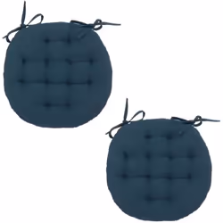 Ce lot de galettes de chaise Alix est idéal pour accompagner vos chaises. FICHE TECHNIQUE - Lot de 2 galettes de chaise - Gal ...