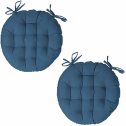 Ce lot de galettes de chaise Alix est idéal pour accompagner vos chaises. FICHE TECHNIQUE - Lot de 2 galettes de chaise - Gal ...