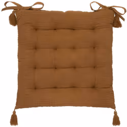 Indispensable pour habiller des chaises avec une touche bohème, la galette de chaise Tampa est réalisée en coton surpiqué et ...