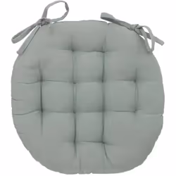 Ronde, cette galette est idéale pour accompagner votre chaise. FICHE TECHNIQUE - Galette matelassée en coton - Non déhoussabl ...