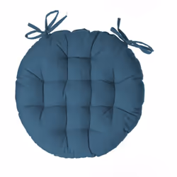 Ronde, cette galette est idéale pour accompagner votre chaise. FICHE TECHNIQUE - Galette matelassée en coton - Non déhoussabl ...