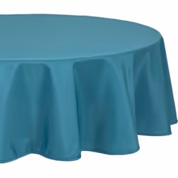 Une nappe au design sobre et élégant pouvant se nettoyer en toute simplicité. FICHE TECHNIQUE - Nappe ronde anti-tache en pol ...