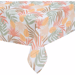 Cette jolie nappe rectangulaire deviendra la pièce maîtresse de votre salle à manger. Ses motifs imprimés naturels apporteron ...