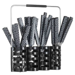 Five Simply Smart - Ménagère 24 pièces avec rack - Noir