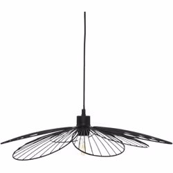 Ajoutez une touche florale et contemporaine à votre espace avec notre suspension fleur en métal. Avec un diamètre de 57 cm et ...