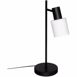 Illuminez votre espace avec élégance grâce à notre lampe à poser en métal. Avec une hauteur de 45 cm et une finition noire so ...