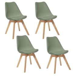 Lot de 4 Chaises design scandinave Baya