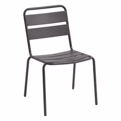 Chaise de jardin empilable Phuket - Gris graphite