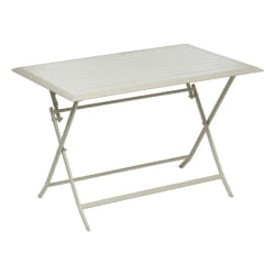 Table de jardin pliante Azua en aluminium