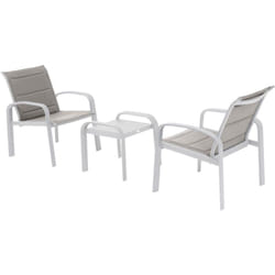 Hesperide - Salon de jardin duo Elyn aluminium et texaline