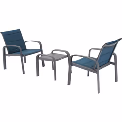 Hesperide - Salon de jardin duo Elyn aluminium et texaline