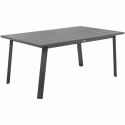 Sous une tonnelle ou installée sur votre terrasse, la table de jardin extensible Pavane sera de tous les événements. Design e ...