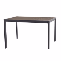 Table haute de jardin extensible Evasion en aluminium - 8 Places
