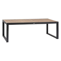 Table de jardin extensible Corvo acacia et aluminium - 12 Places