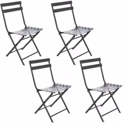 Couleur et dynamisme seront au rendez-vous dans votre jardin avec ces chaises. Pliables, vous pourrez facilement les ranger à ...