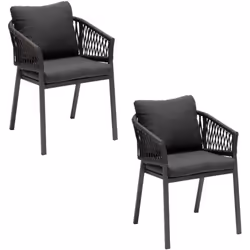 Les fauteuils de repas Oriengo combinent élégance, durabilité et confort pour transformer votre espace extérieur en un havre  ...
