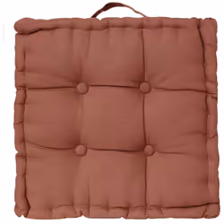 Ce coussin de sol en coton avec sa poignée est un accessoire pratique, confortable et polyvalent, parfait pour ajouter une to ...