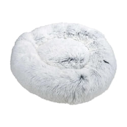 tolinux Coussin Snow rond 75 cm Blanc chiné