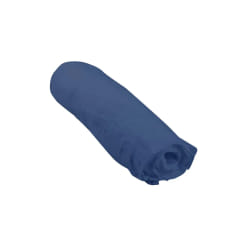 tolinux Drap housse en gaze de coton - Bleu foncé