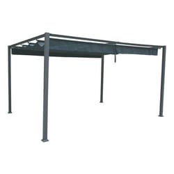 Tonnelle de jardin Palmeira - L. 400 x l. 300 cm - Ardoise