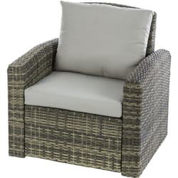 Hesperide - Fauteuil de salon de jardin en résine tressée Polynesia