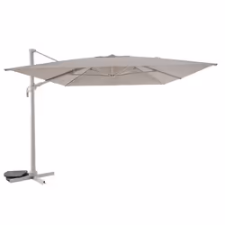 Hespéride - Parasol déporté rectangulaire Melhia - L. 400 x l. 300 cm - Lin