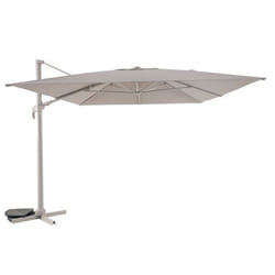 Hespéride - Parasol déporté rectangulaire Melhia - L. 400 x l. 300 cm - Lin