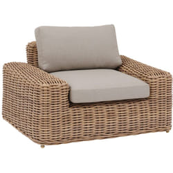 Hesperide - Fauteuil de salon de jardin en résine tressée Savinia