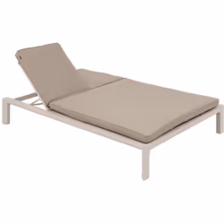 Profitez d'un moment de farniente seul ou en duo avec ce lit de piscine double Evasion Hespéride. Avec sa structure en alumin ...