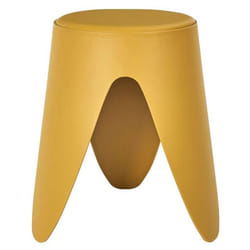 The Home Deco Factory - Tabouret dappoint empilable Emma - Jaune