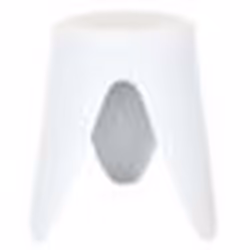 The Home Deco Factory - Tabouret dappoint empilable Emma - Blanc