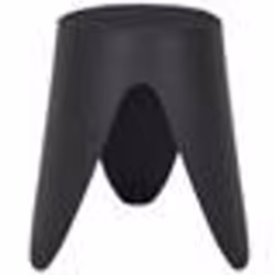 The Home Deco Factory - Tabouret dappoint empilable Emma - Noir