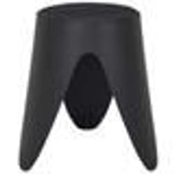 The Home Deco Factory - Tabouret dappoint empilable Emma - Noir