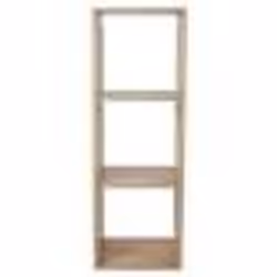 The Home Deco Factory - Etagère de rangement 3 cases Bali - Marron
