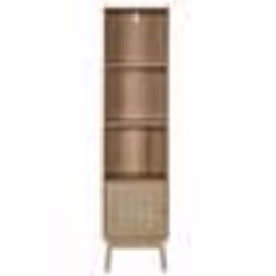 The Home Deco Factory - Colonne de rangement Bali en cannage - Marron