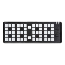 Karlsson Réveil Clavier Rétro - Noir