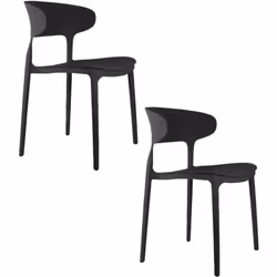 Avec les chaises de salle à manger Fain, vous vous asseyez toujours avec style pour un dîner ou un moment prolongé à table. E ...
