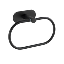 Anneau porte-serviette Orea en acier inox - Noir
