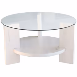 La table basse ronde Auréline est une pièce élégante et moderne qui s'intègre parfaitement dans n'importe quel intérieur. Ave ...