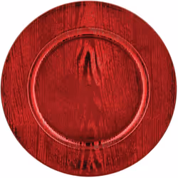 Apportez une touche de glamour et d'élégance à votre table de fête avec nos dessous d'assiettes effet bois de couleur rouge.  ...