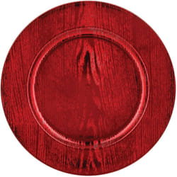 Atmosphera - Lot de 12 dessous d'assiette effet bois