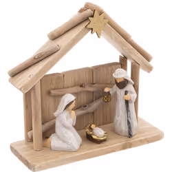 Revivez la magie de la Nativité avec notre crèche de Noël en bois. Cette magnifique crèche, soigneusement fabriquée en bois n ...