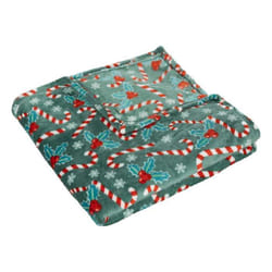 Plaid De Noël Motif Houx