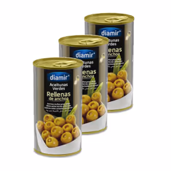 Olive verte farcie aux anchois - diamir