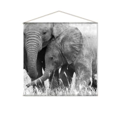 Tolinux Toile Élément déplacé de type éléphant 150x150 cm