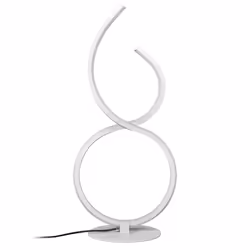 The Home Deco Factory - Lampe led design à poser - Hauteur 36 cm - Blanc
