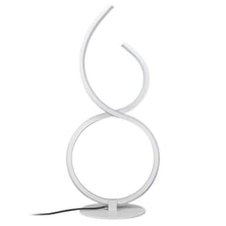 The Home Deco Factory - Lampe led design à poser - Hauteur 36 cm - Blanc