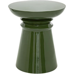 Table d'appoint ronde en métal jaya