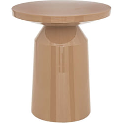 Table d'appoint ronde en métal sita