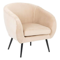 Fauteuil en velours SOLARO - Vert